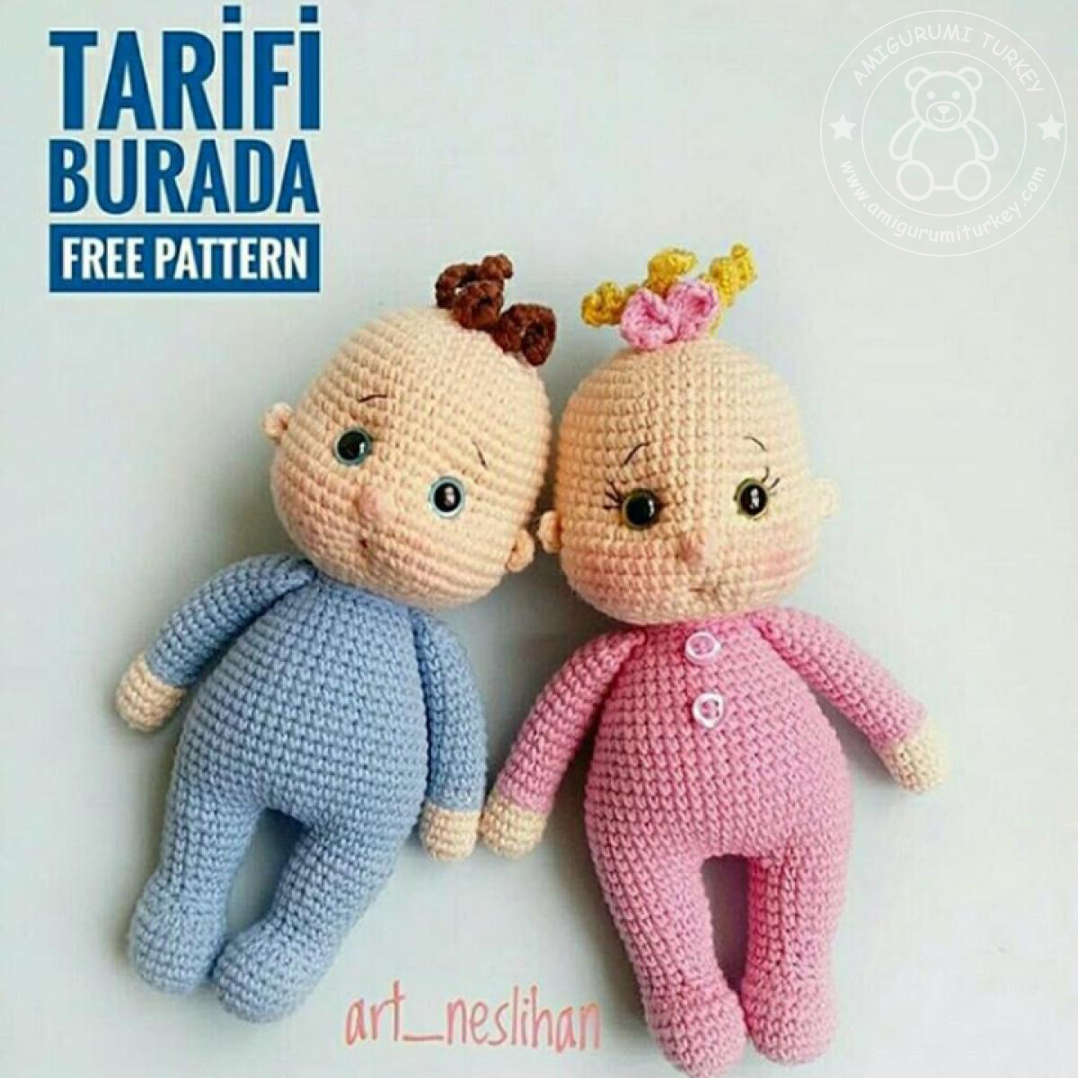 Amigurumi TürkiyeMiniş Bebek Tarifi